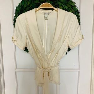 Small•0 | WhiteHouseBlackMarket | Blouse | Cream